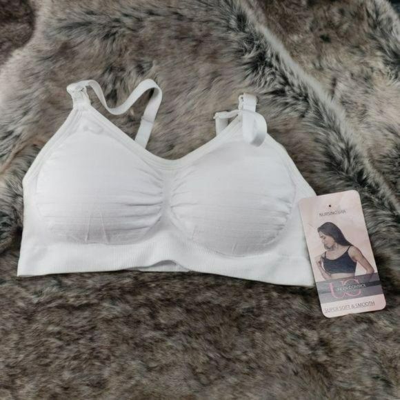 Under Control Woman's Maternity White Nursing Bra Size Small - Picture 4 of 8